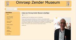 Desktop Screenshot of omroepzendermuseum.nl